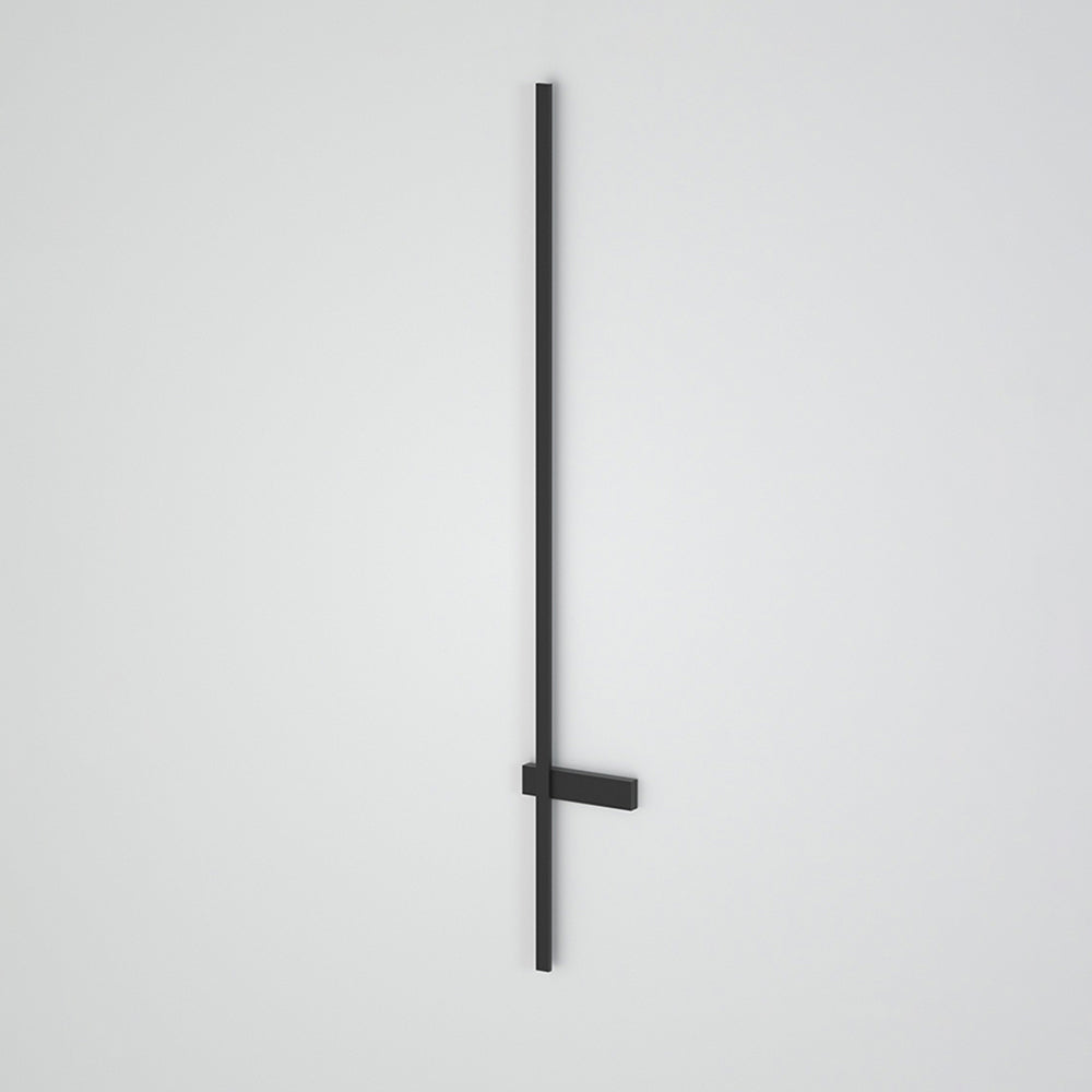Letigot Minimalist Duo-Linear Outdoor Wall Lamp, Black