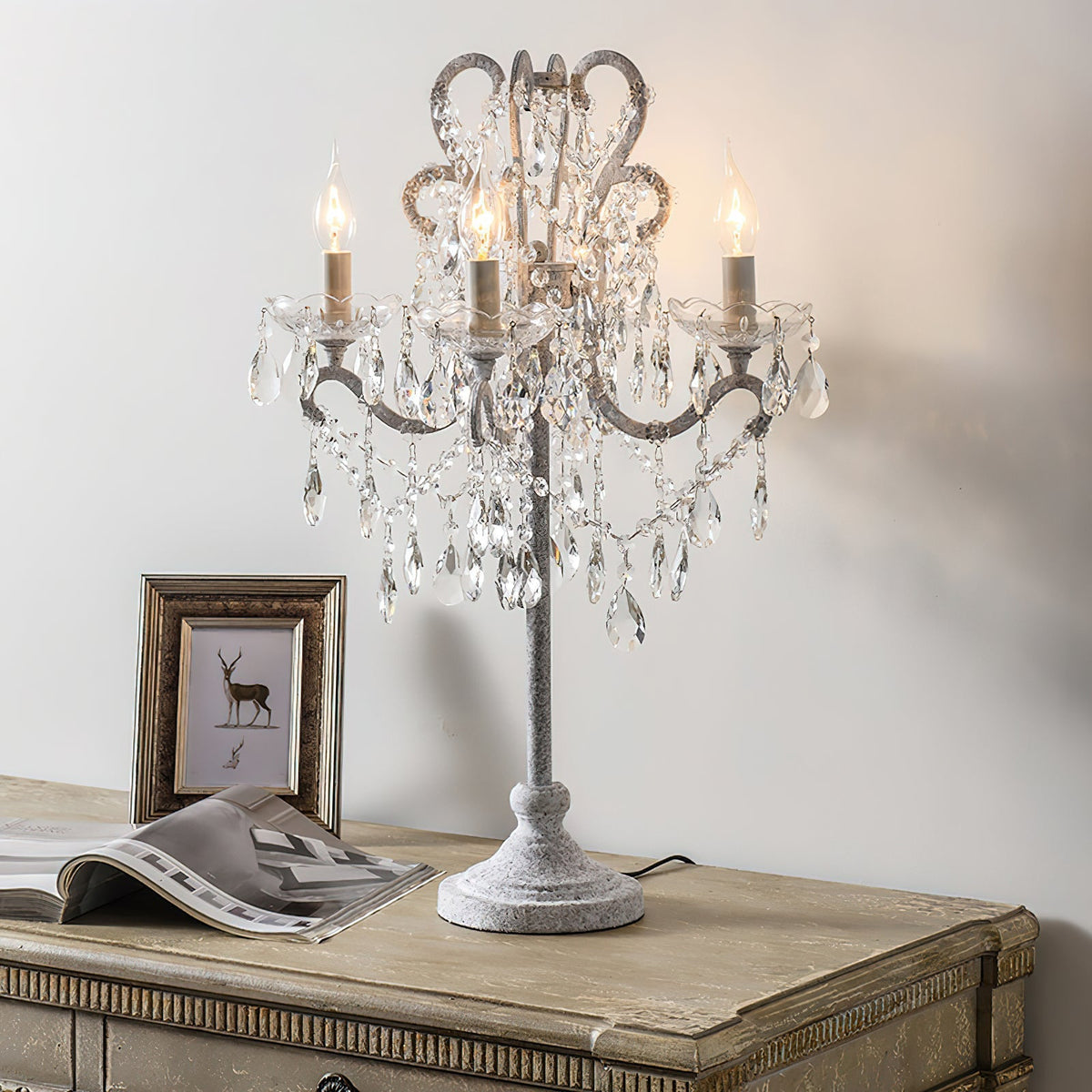 Elyineria Crystal Table Lamp