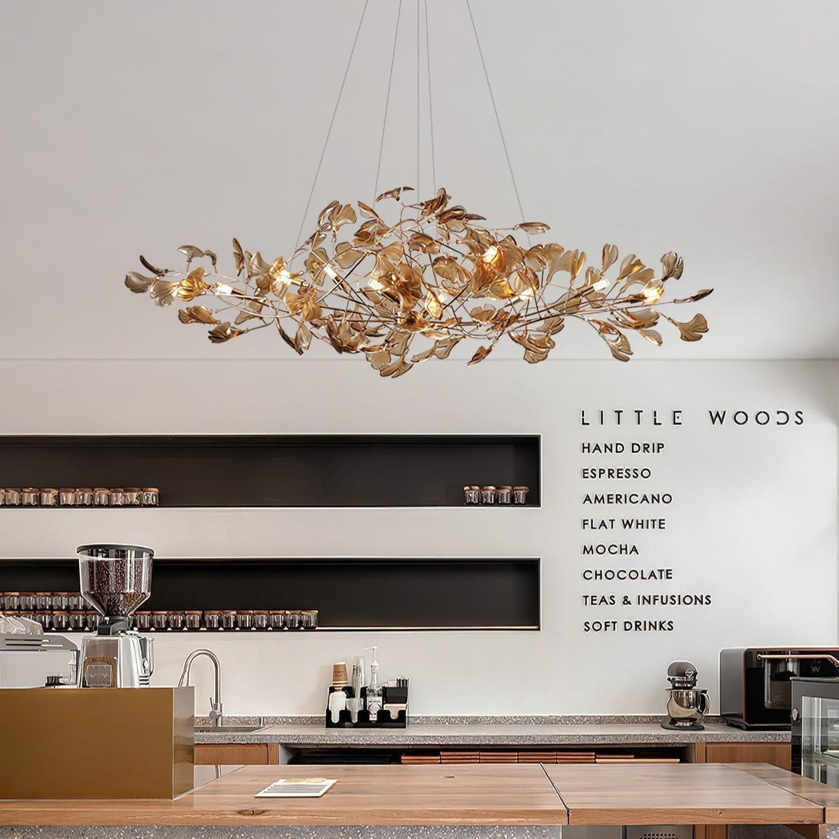 Pinerus Ginkgo Chandeliers