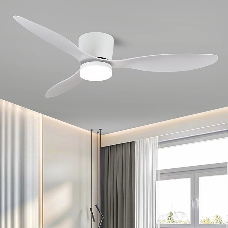 Brinor Minimalist Wood Ceiling Fan Light