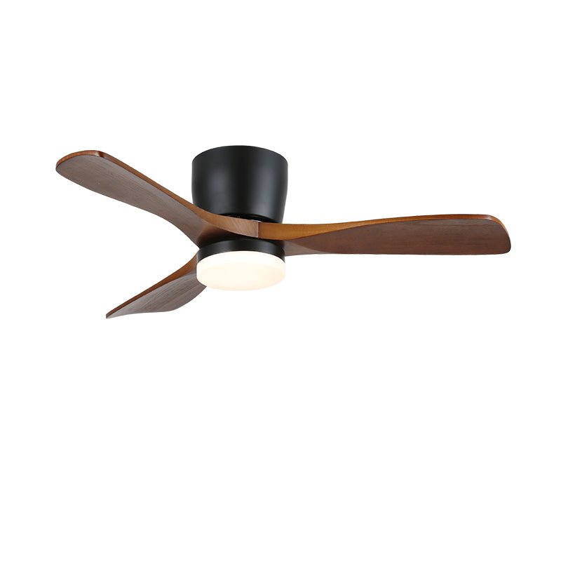 Brinor Minimalist Wood Ceiling Fan Light