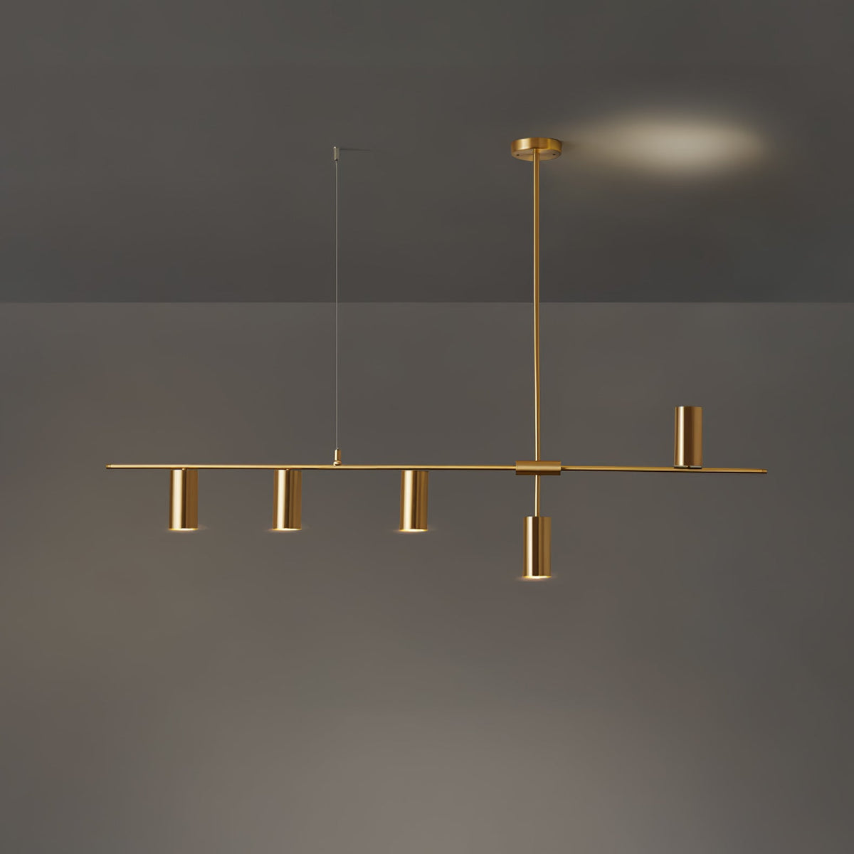 Oriarella Chandelier Brass Linear Cassandra Elegant