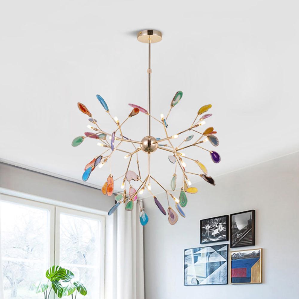 Romimul Chandelier Colorful Branching