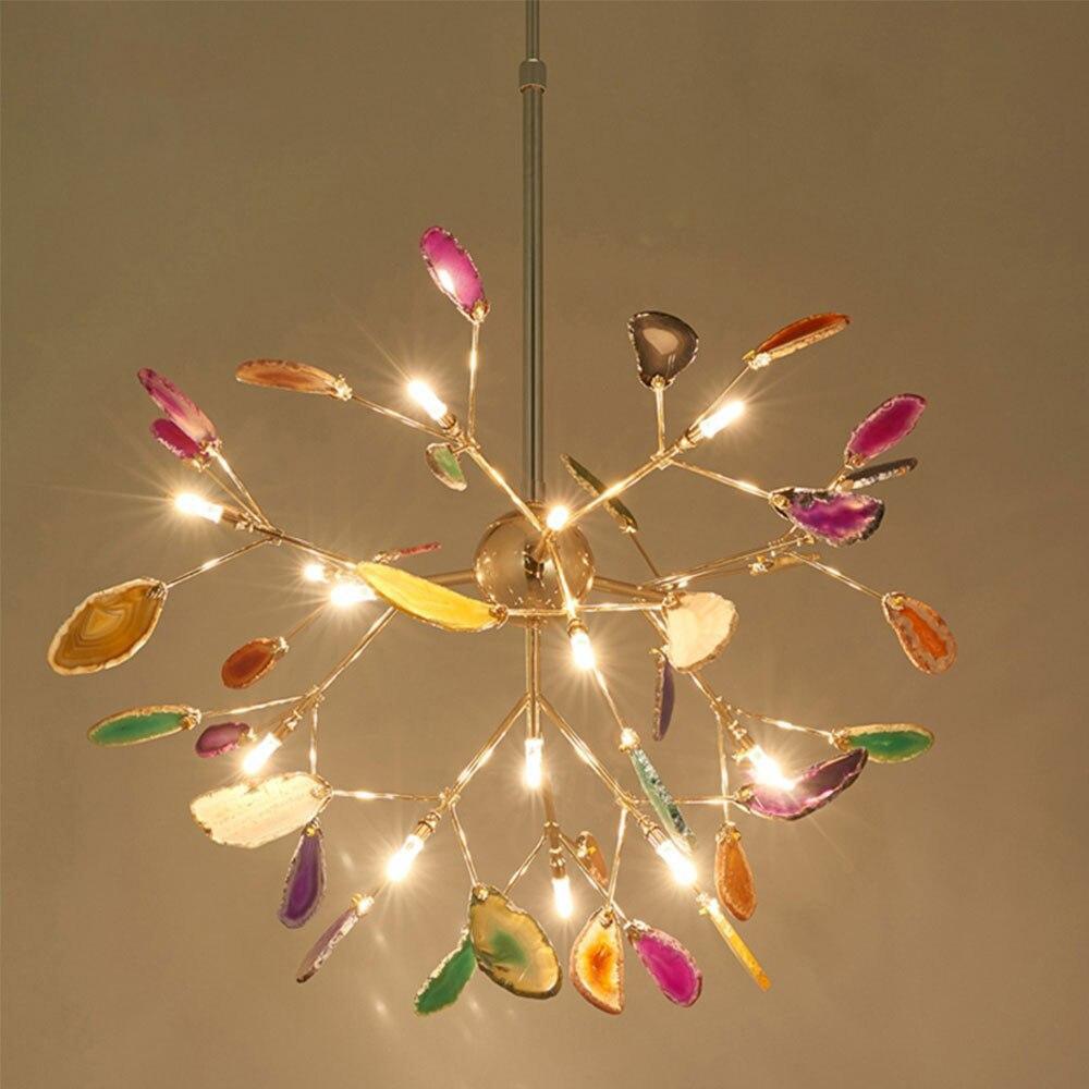 Romimul Chandelier Colorful Branching
