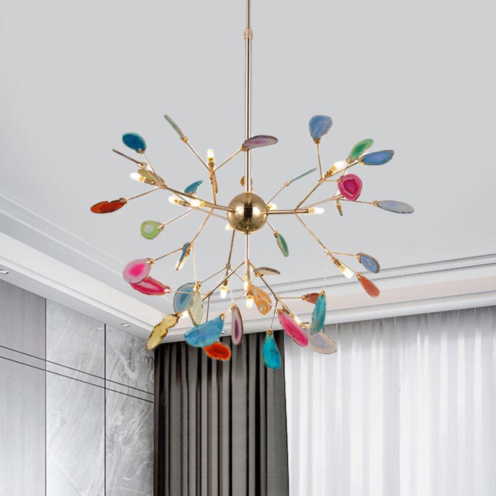Romimul Chandelier Colorful Branching