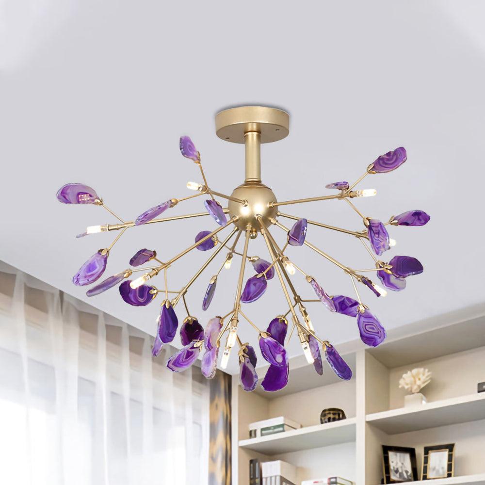 Romimul Chandelier Colorful Branching