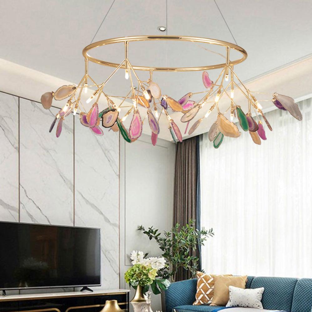 Romimul Chandelier Colorful Branching