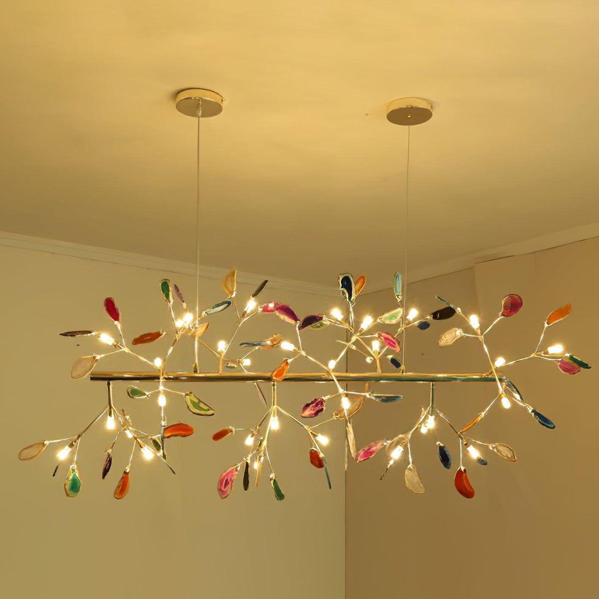 Romimul Chandelier Colorful Branching