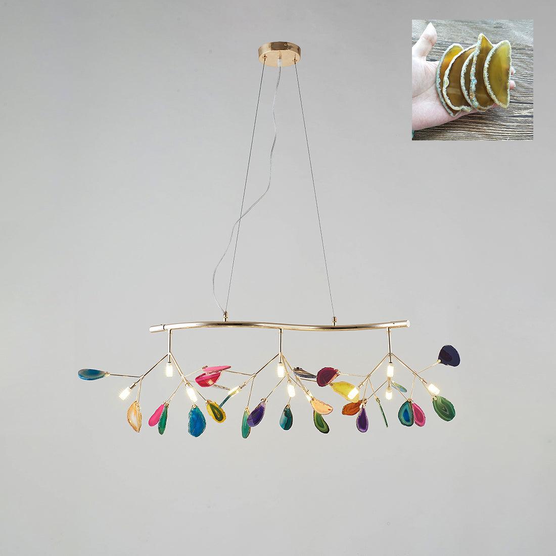 Romimul Chandelier Colorful Branching