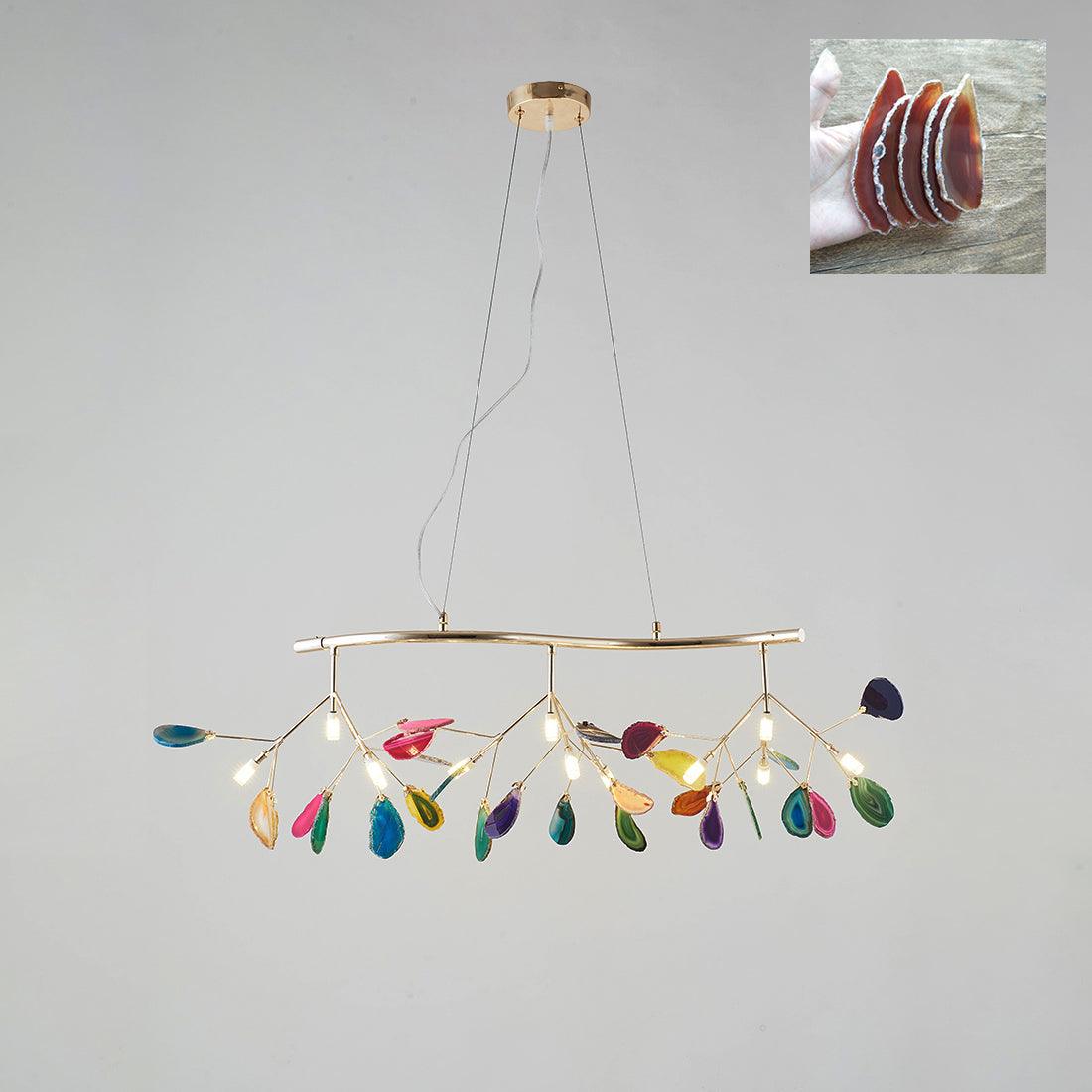 Romimul Chandelier Colorful Branching