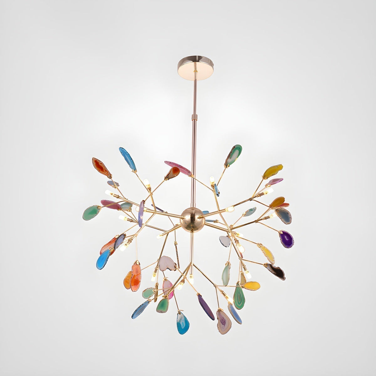Romimul Chandelier Colorful Branching
