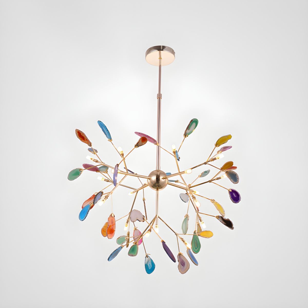 Romimul Chandelier Colorful Branching