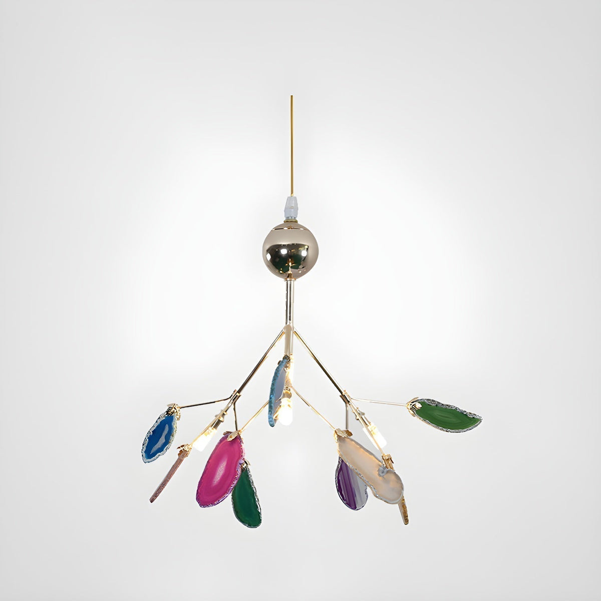 Romimul Chandelier Colorful Branching