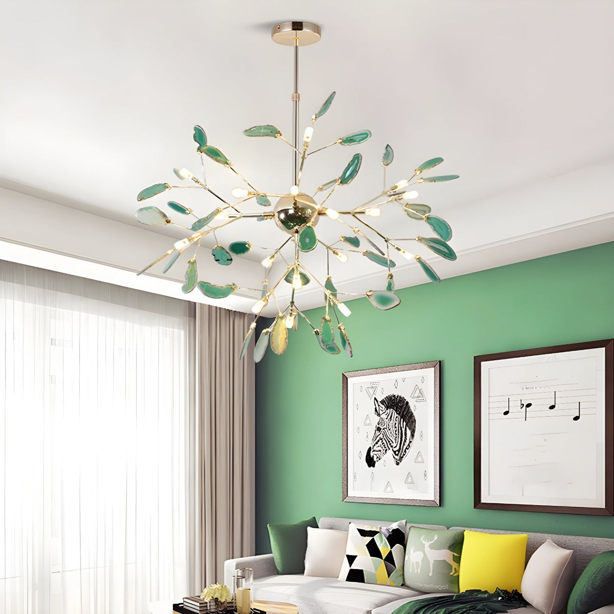 Romimul Chandelier Colorful Branching