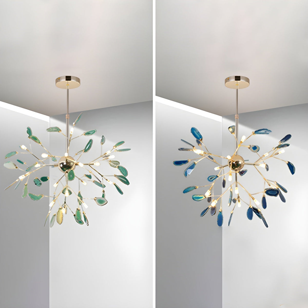 Romimul Chandelier Colorful Branching