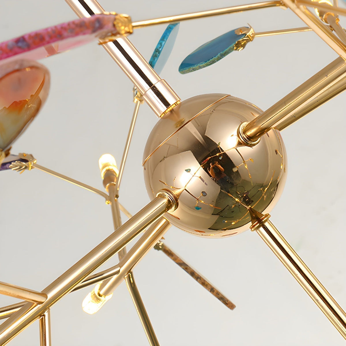 Romimul Chandelier Colorful Branching