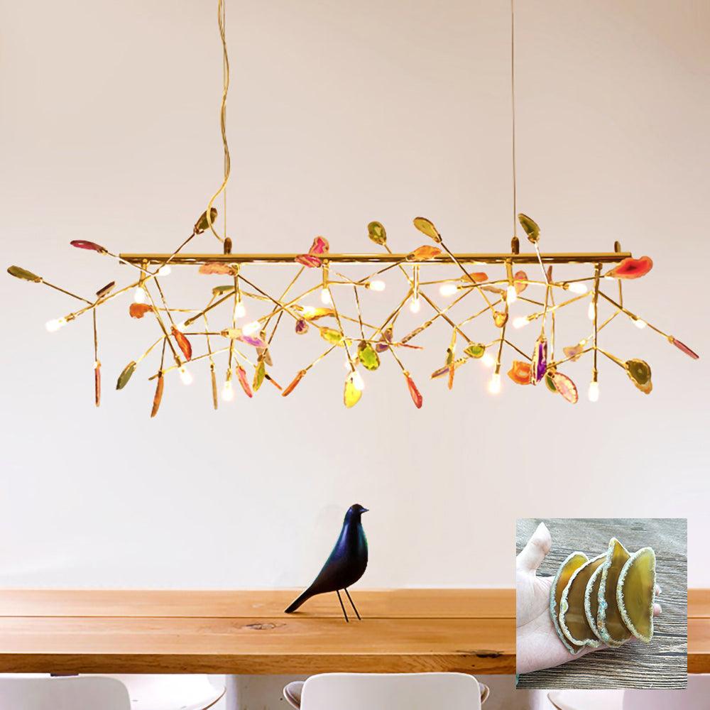 Romimul Chandelier Colorful Branching
