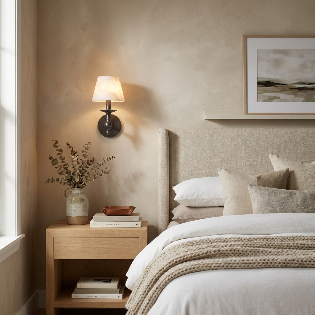 Corvenford Alabaster Wall Sconce