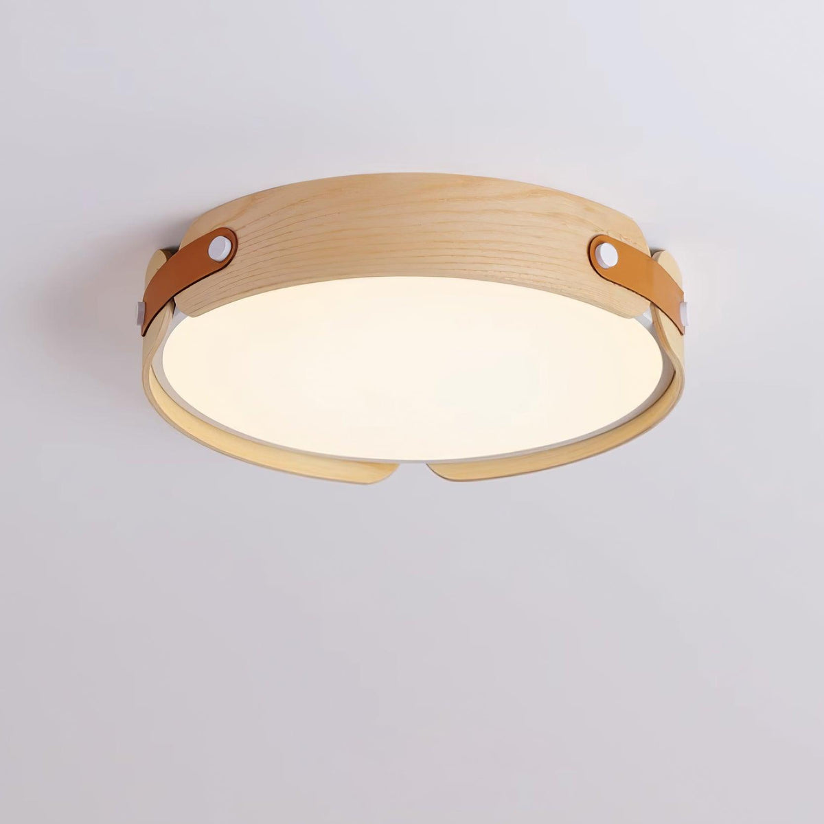 Rosestead Wood Flush Mount Ceiling Light