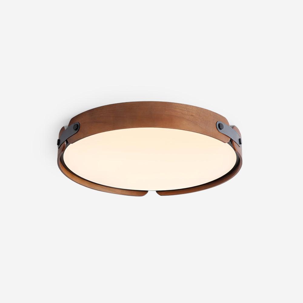 Rosestead Wood Flush Mount Ceiling Light