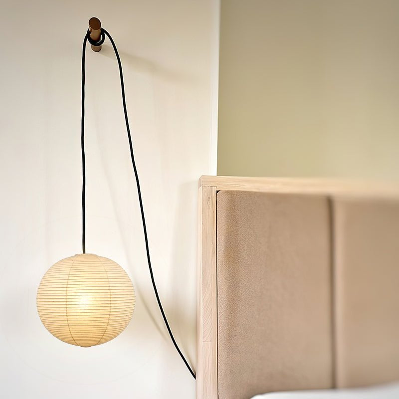 Rotolem Pendant Swag Light Mulberry Silk