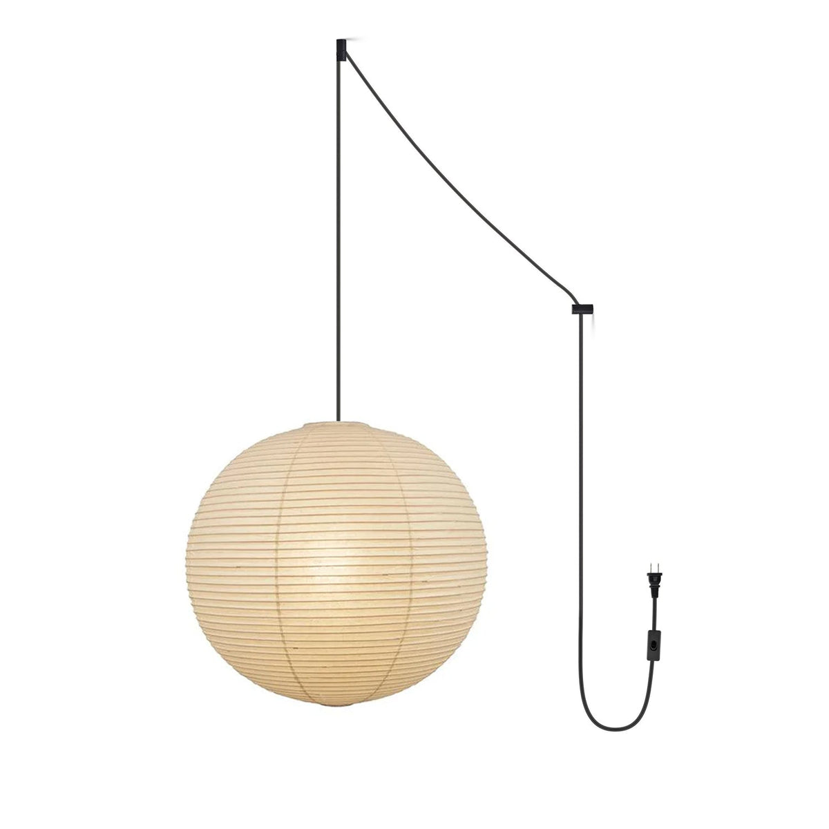 Rotolem Pendant Swag Light Mulberry Silk