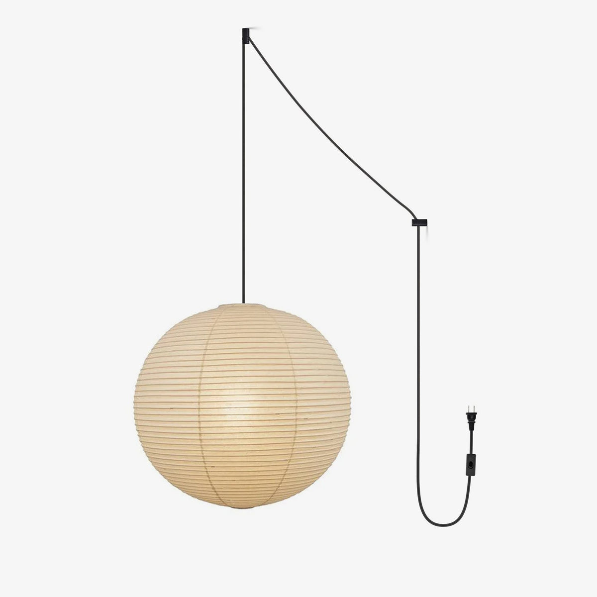 Rotolem Pendant Swag Light Mulberry Silk