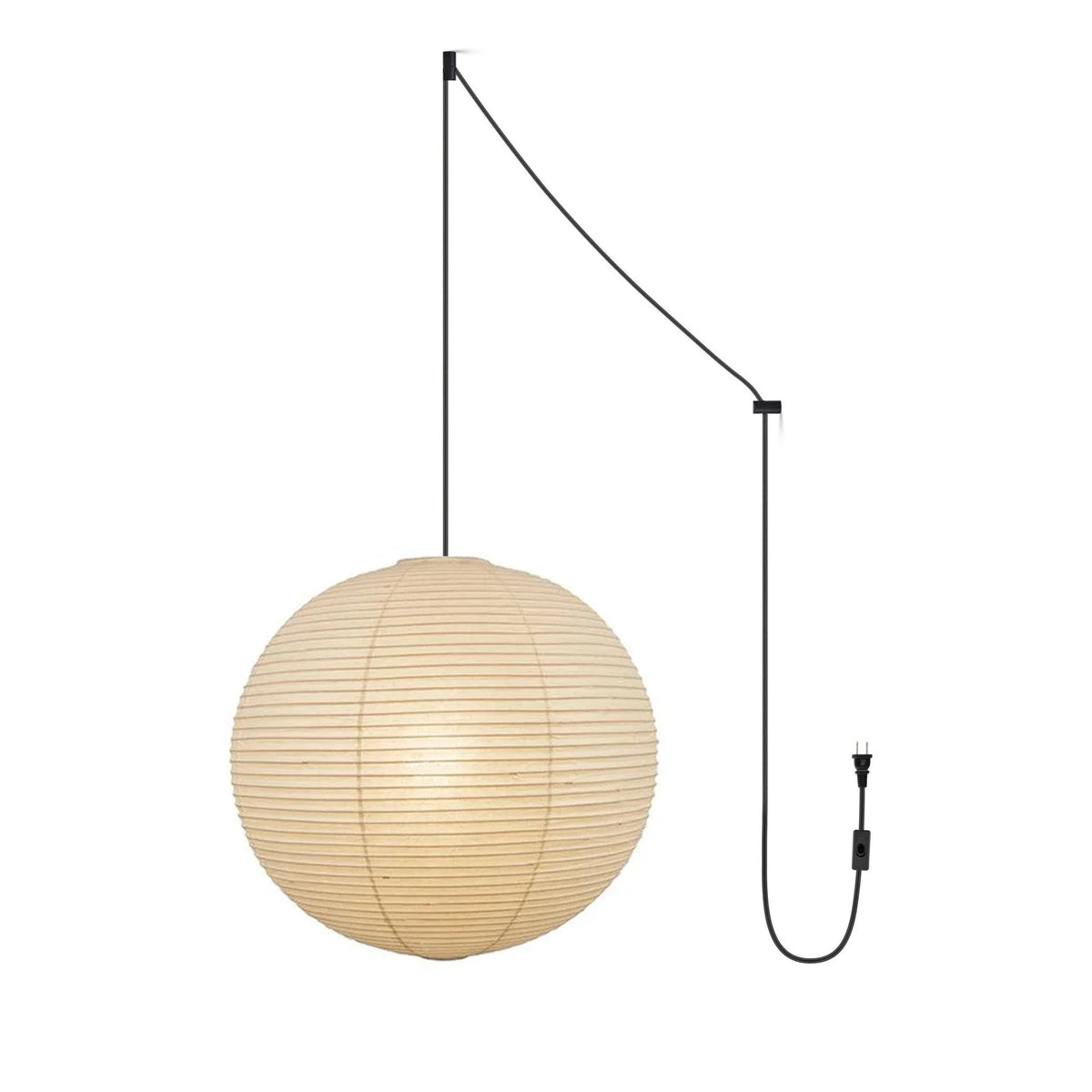 Rotolem Pendant Swag Light Mulberry Silk