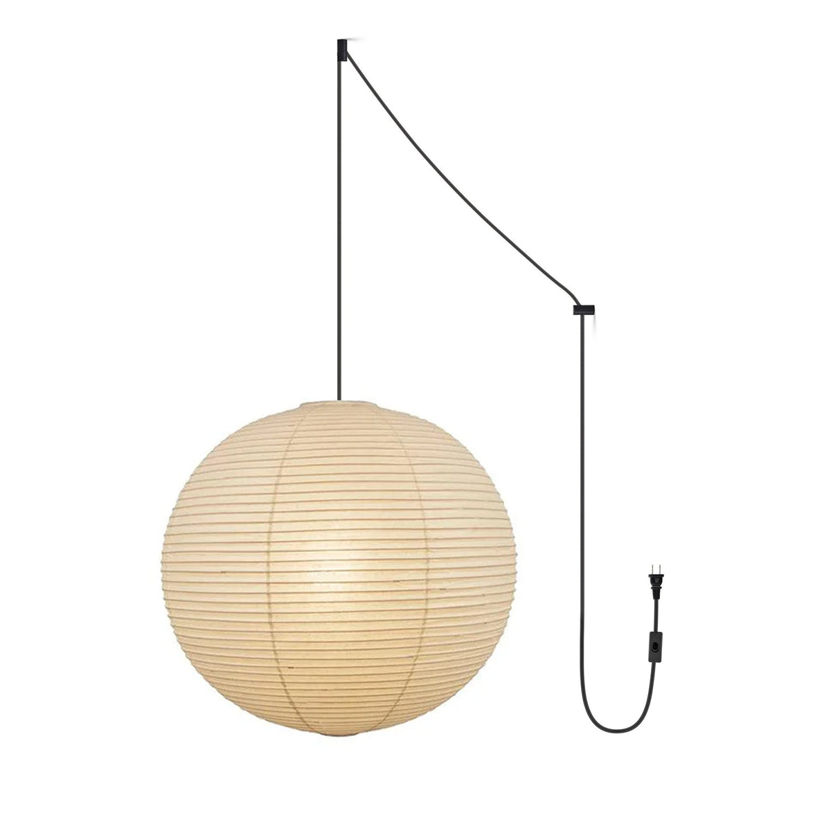 Rotolem Pendant Swag Light Mulberry Silk