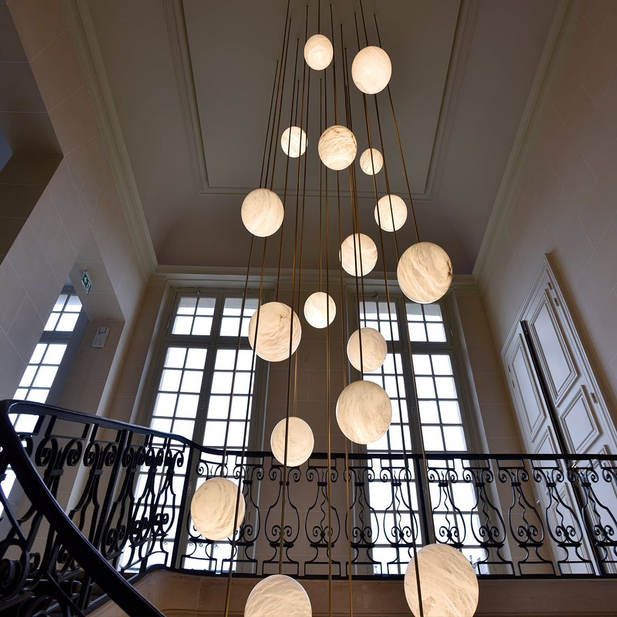 Taren Alabaster Chandelier Balls Cluster