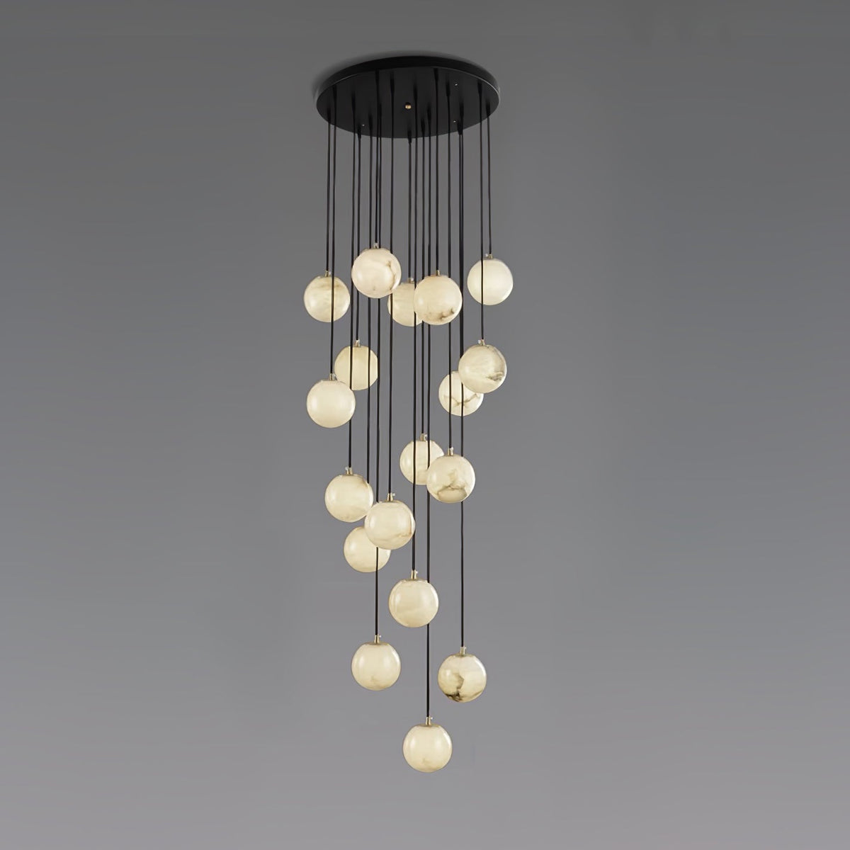 Taren Alabaster Chandelier Balls Cluster