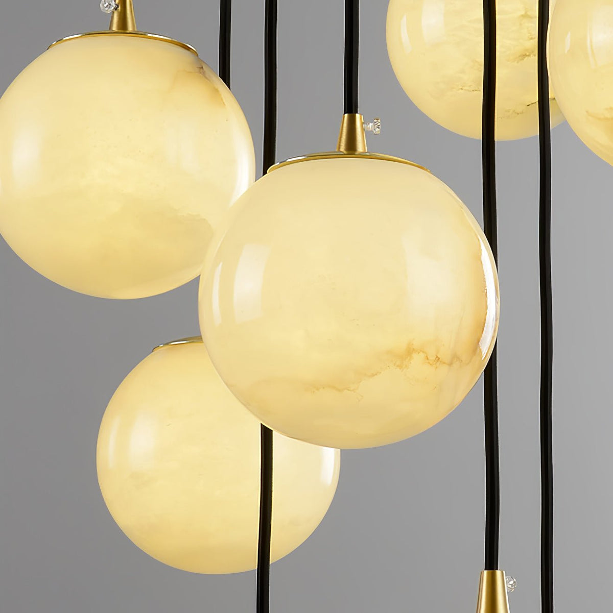 Taren Alabaster Chandelier Balls Cluster