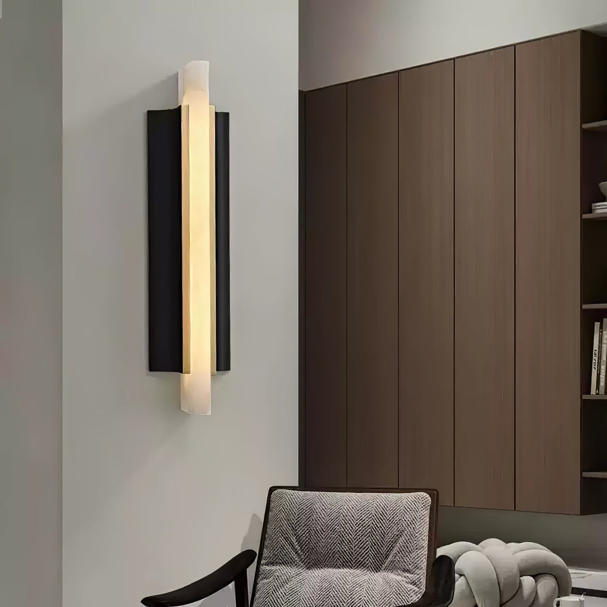 Aurelian Modern Alabaster Wall Light
