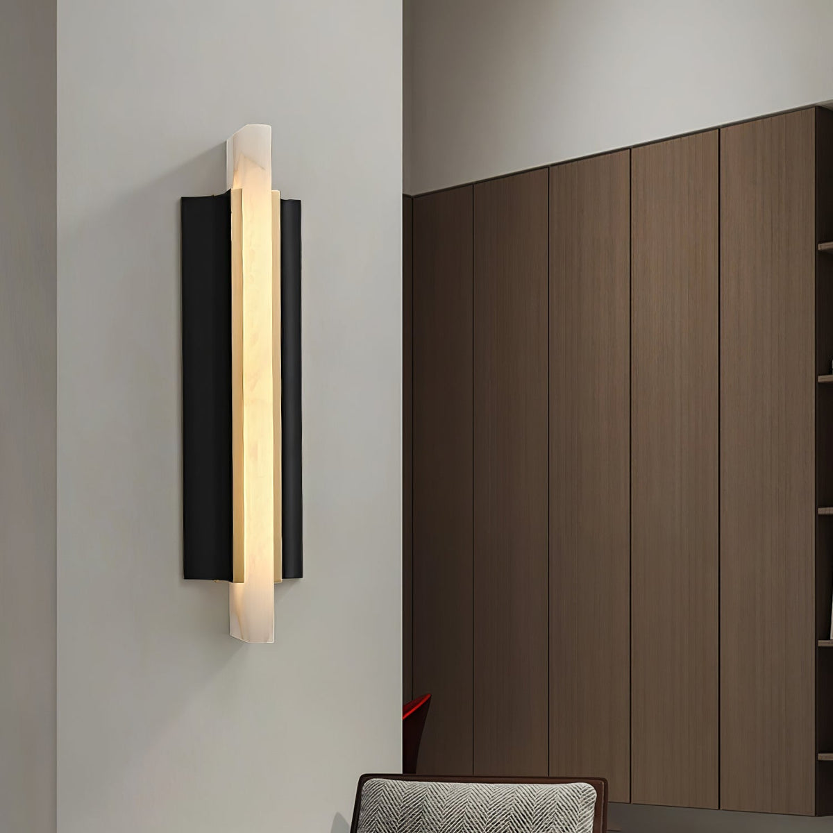 Aurelian Modern Alabaster Wall Light