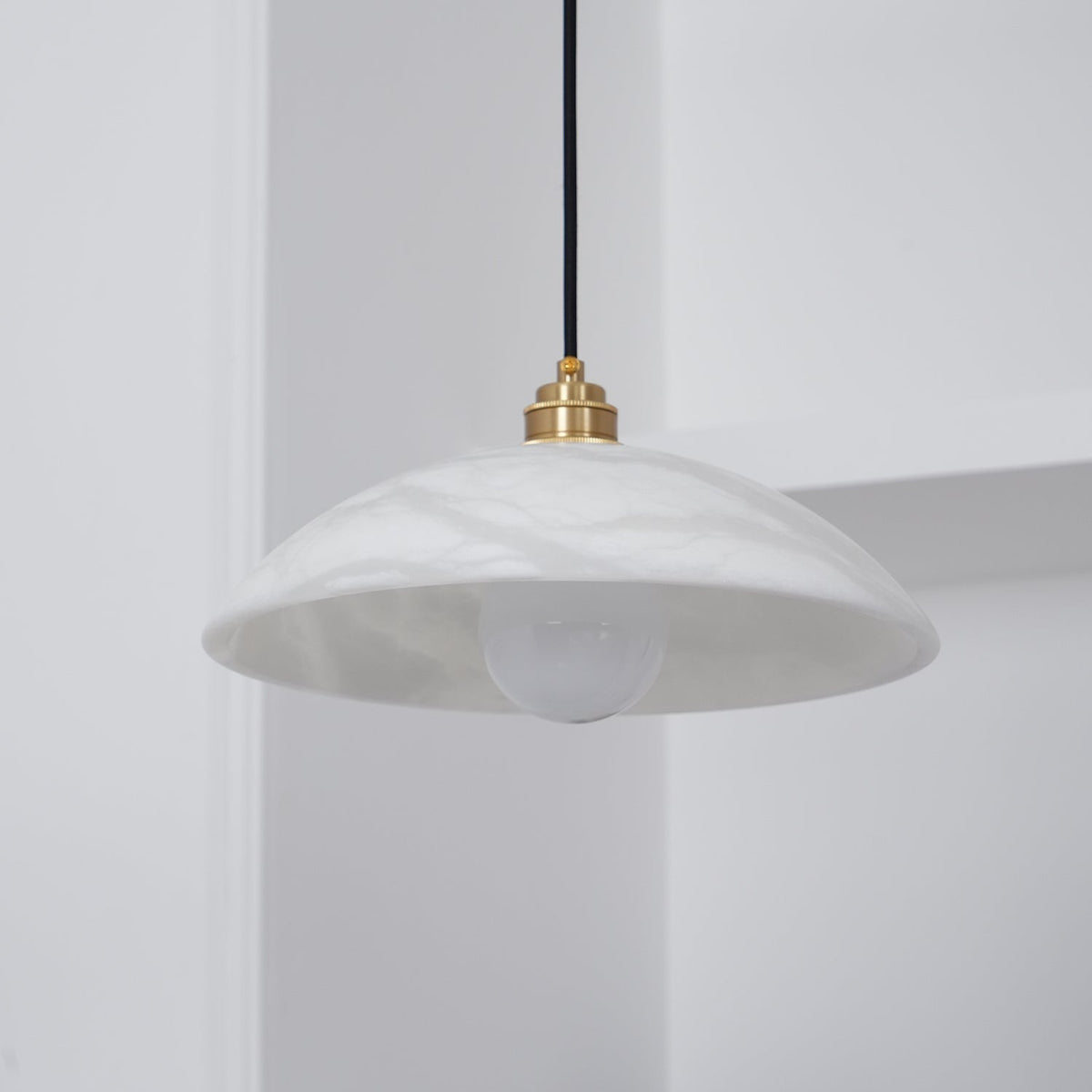 Westmere Alabaster Dome Pendant Light