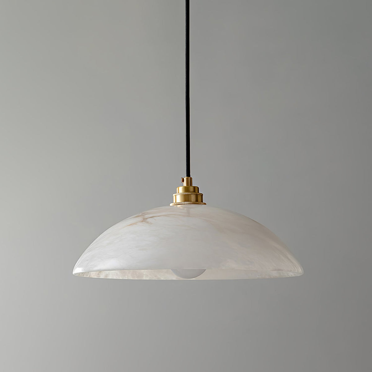 Warenol Minimalist Alabaster Pendant Light