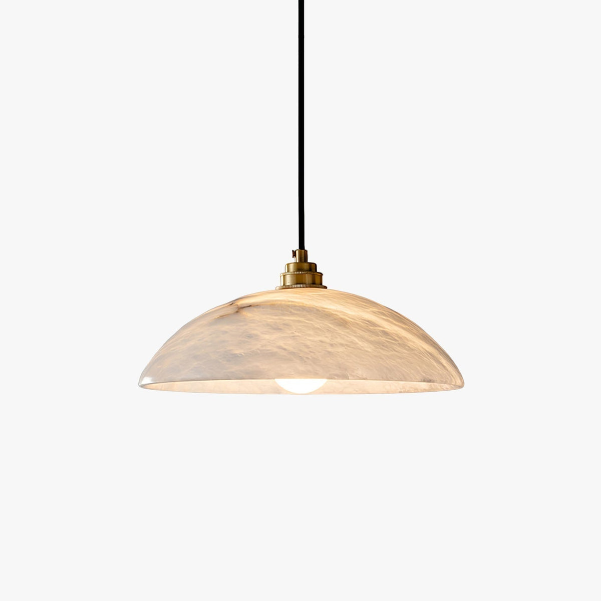 Warenol Minimalist Alabaster Pendant Light