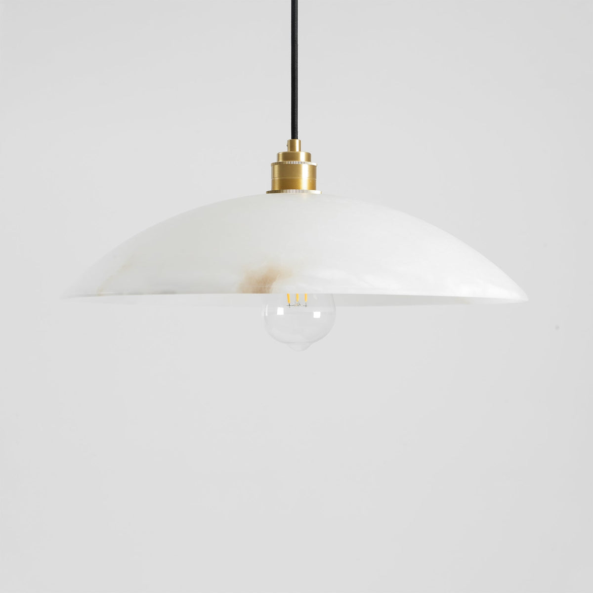 Warenol Minimalist Alabaster Pendant Light