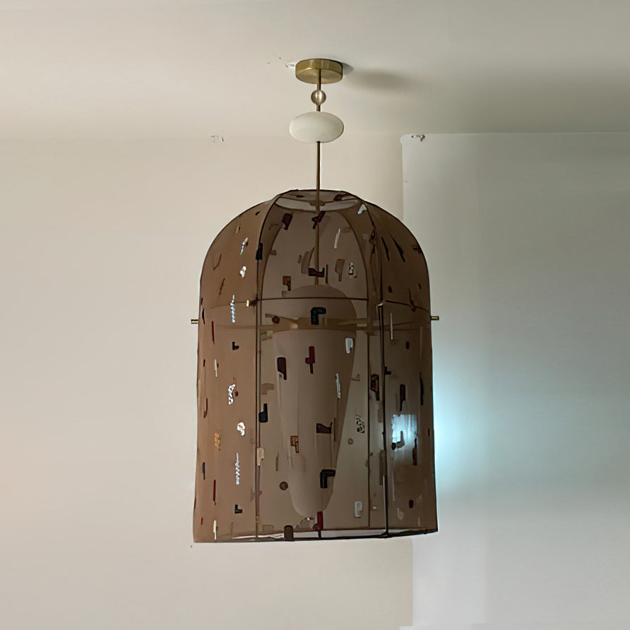 Marquessé Alabaster Embroidered Pendant Lamp