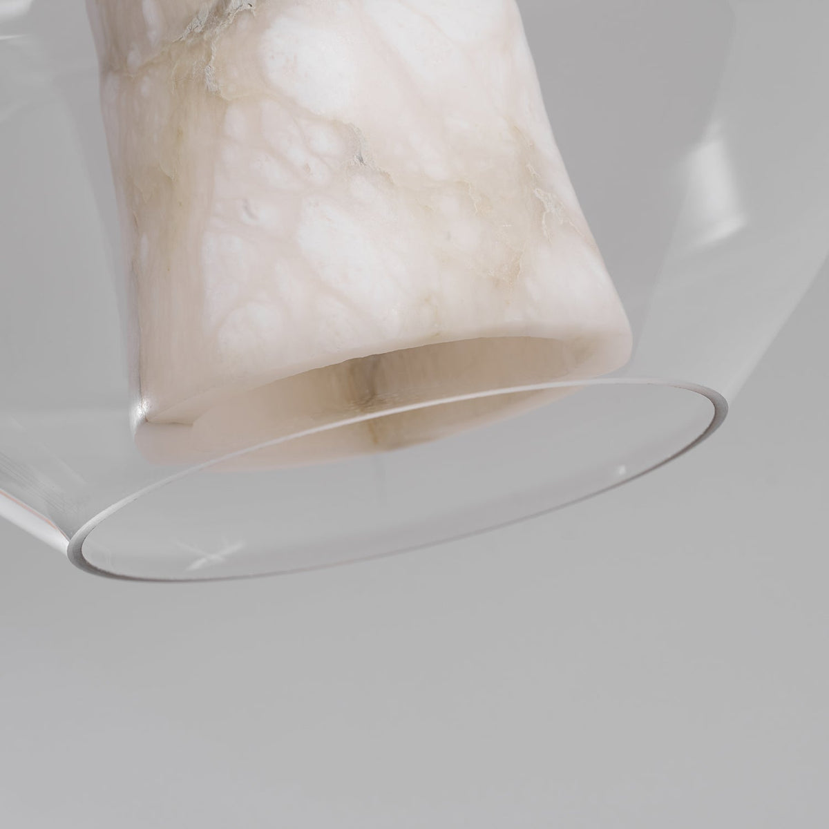 Edenborne Alabaster Glass Cylinder Pendant Light