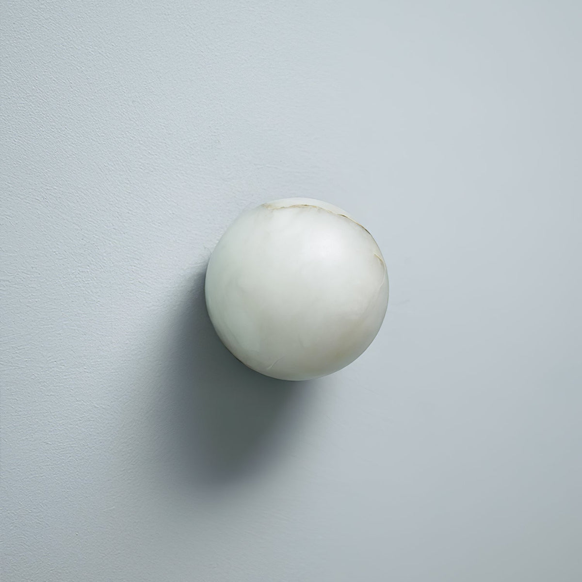 Jadugen Alabaster Mini Orb Wall Lamp