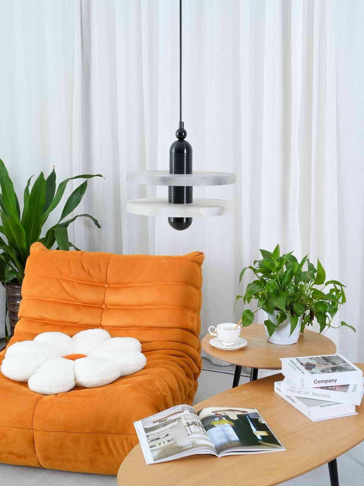 Alabaster Planes Pendant Lamp