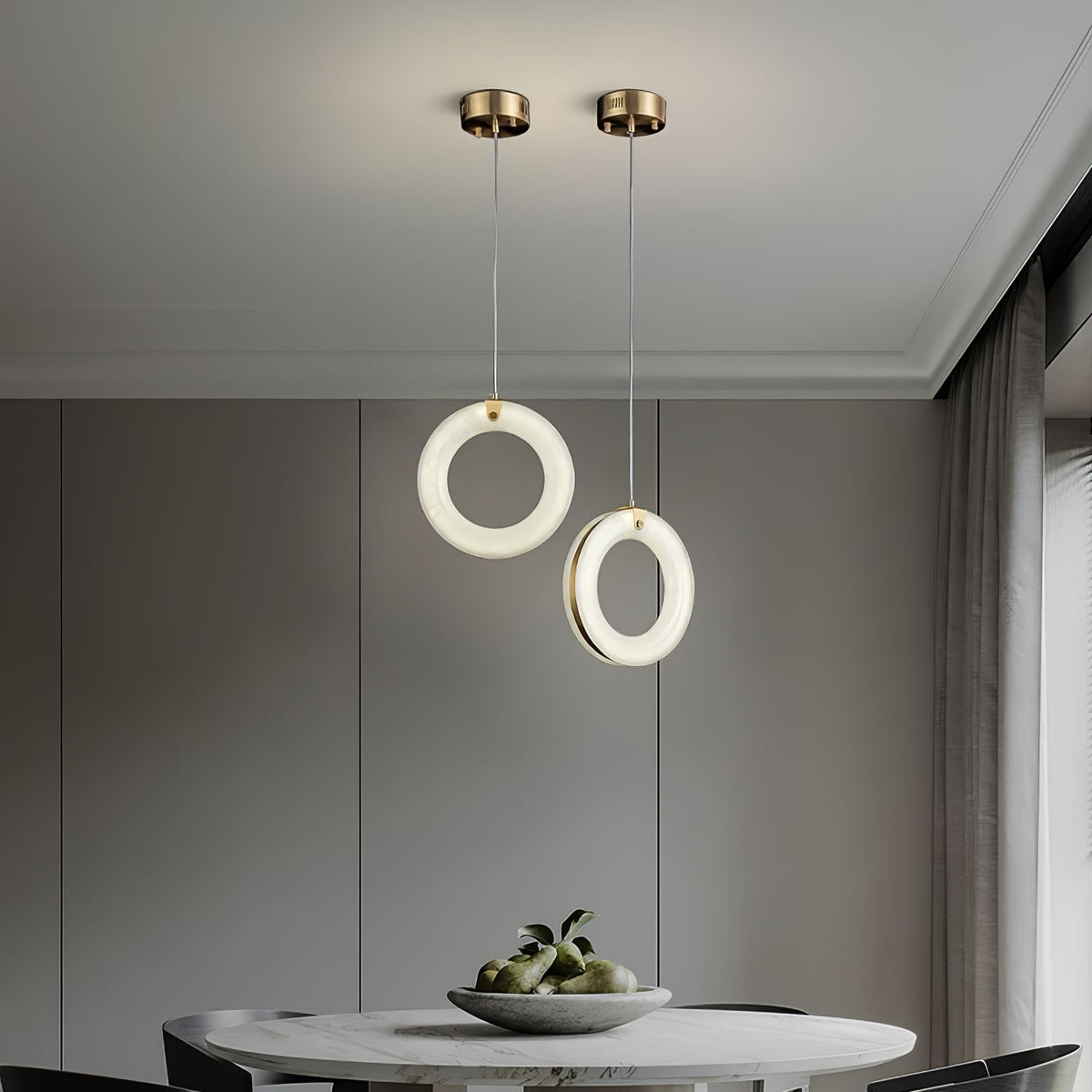 Orelia Alabaster Pendant Light