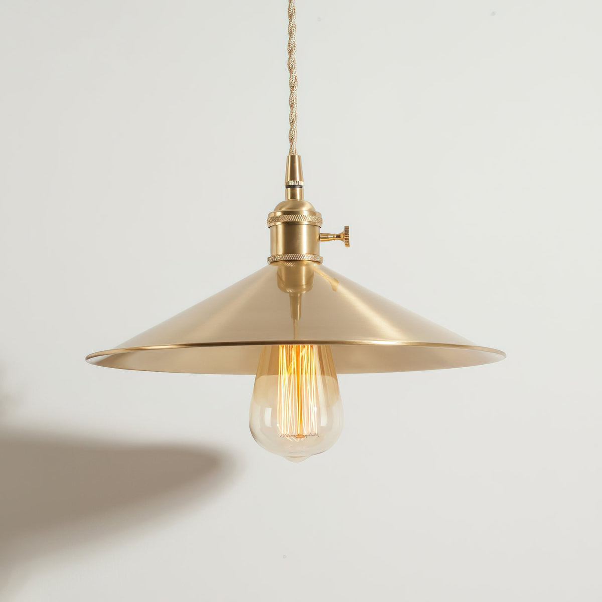 Alberta Brass Pendant Light