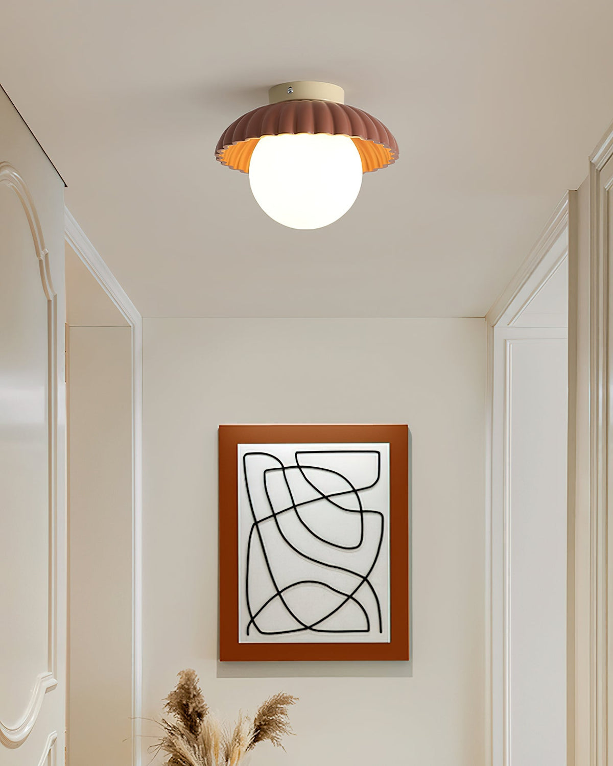 Tegatik Glow Flush Mount Ceiling Light