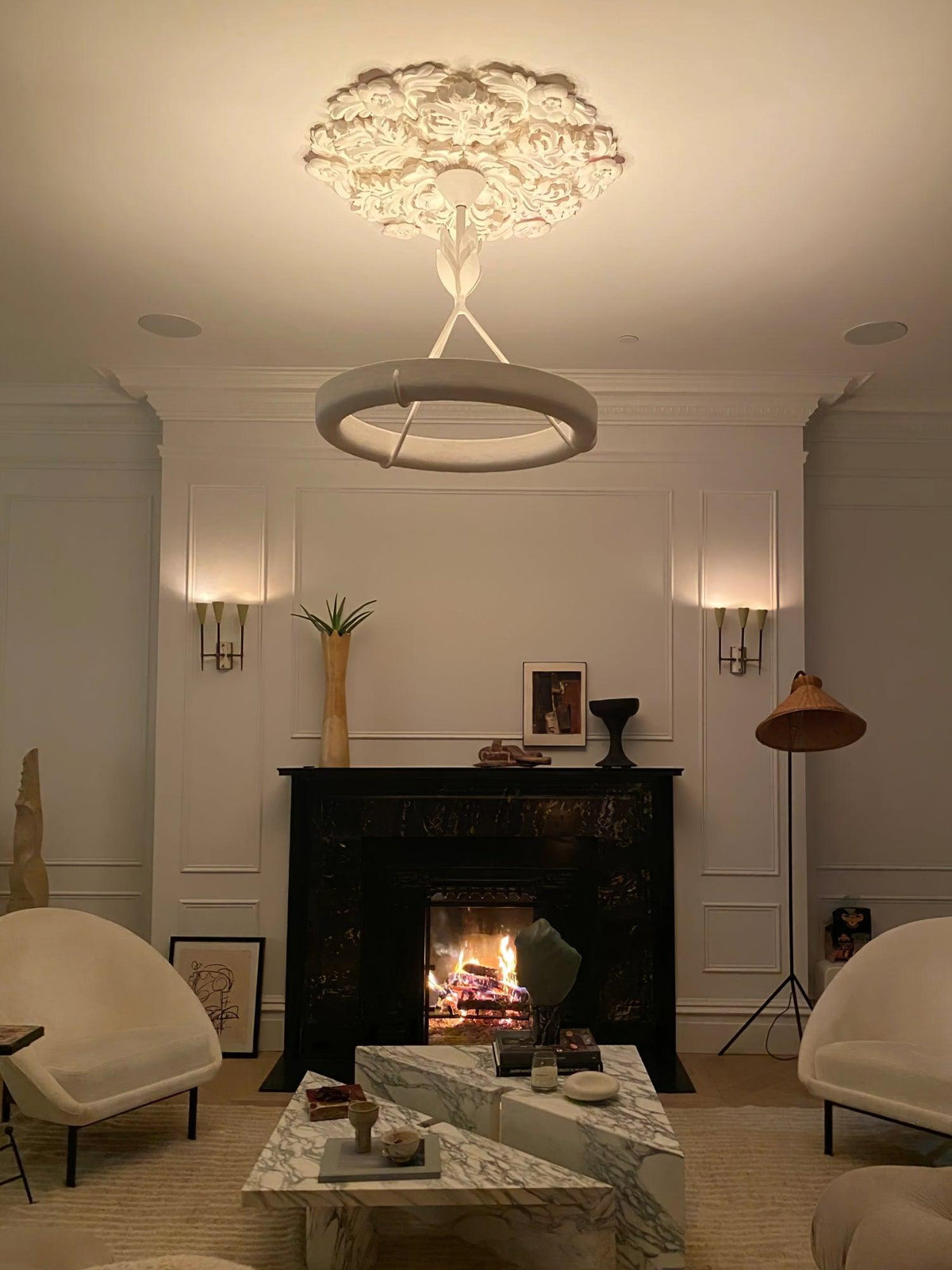 Sorarena Plaster Chandelier