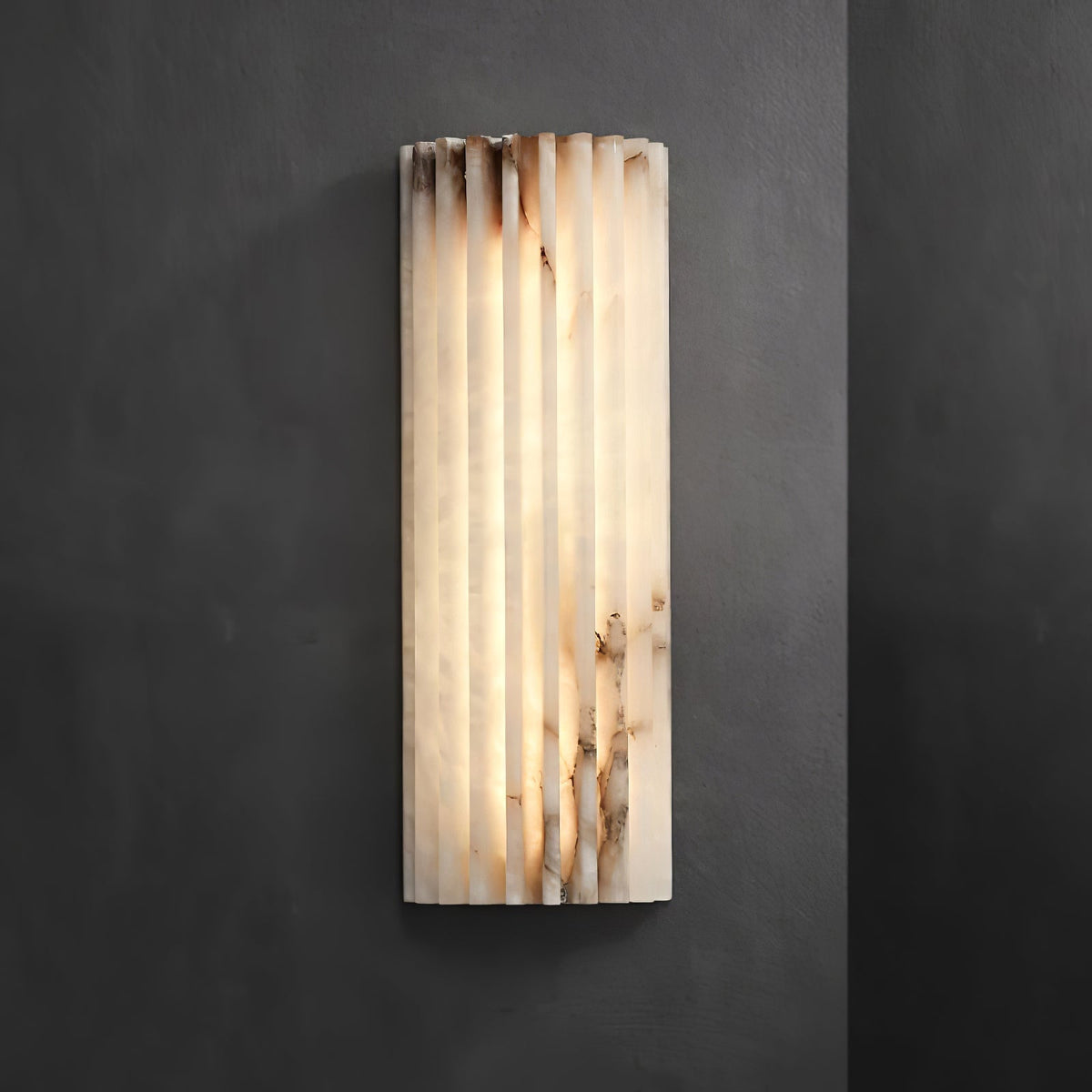 Orvian Wall Lamp Alabaster Minimalist