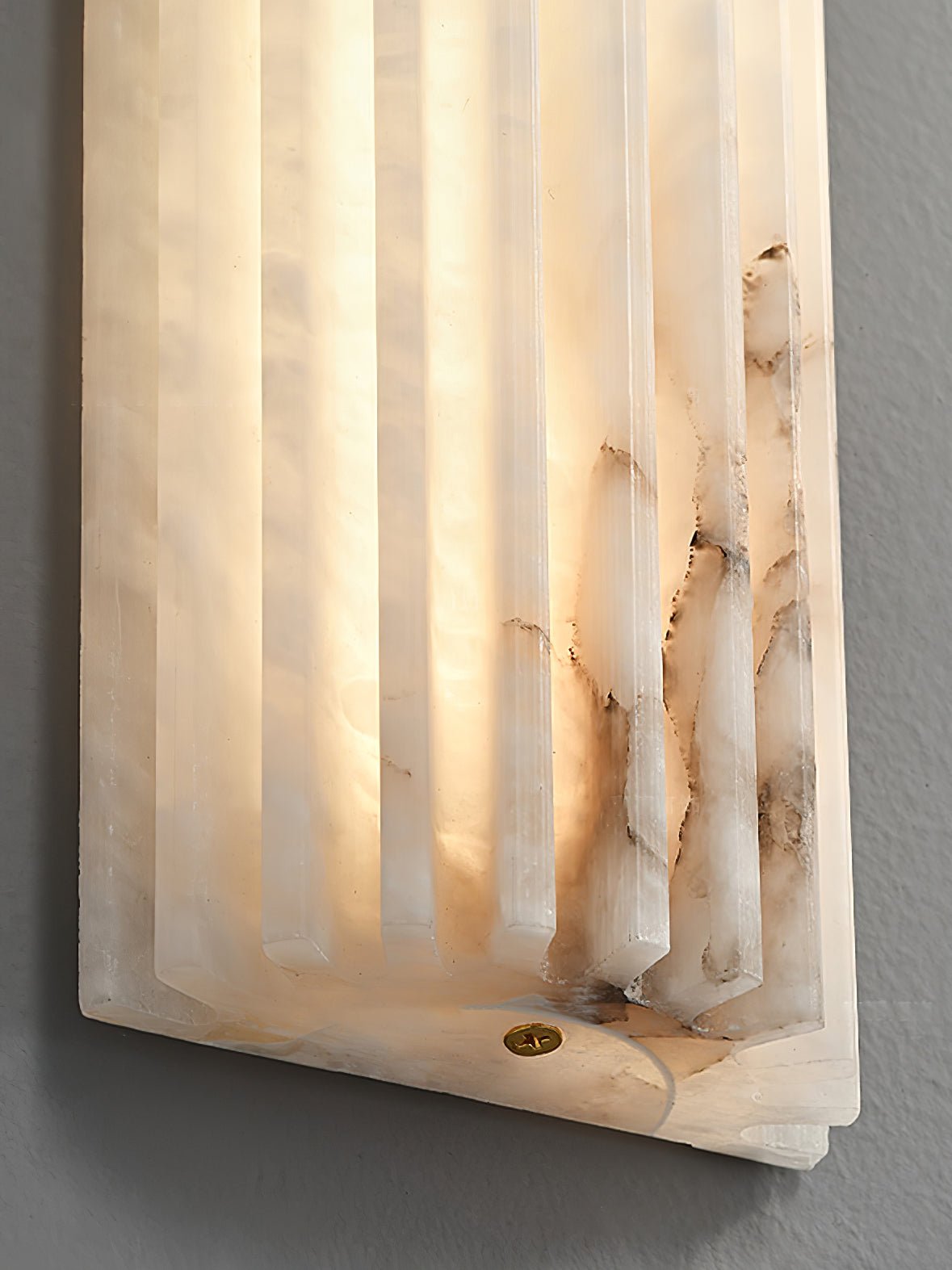 Orvian Wall Lamp Alabaster Minimalist