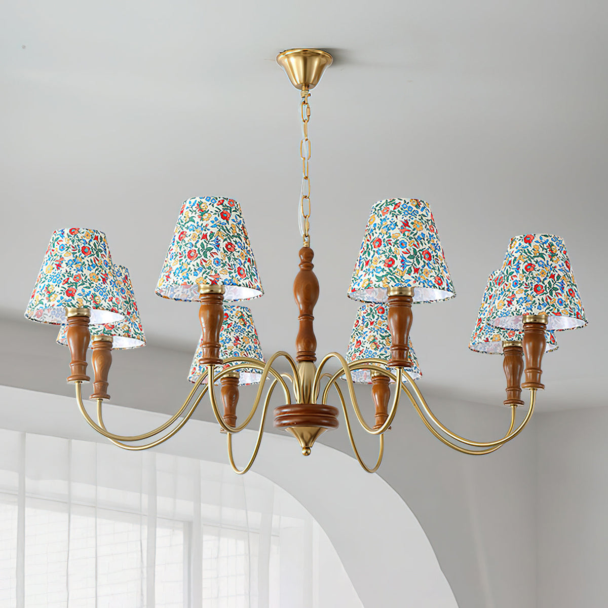 Cavivuk Chandelier Flower Fabric