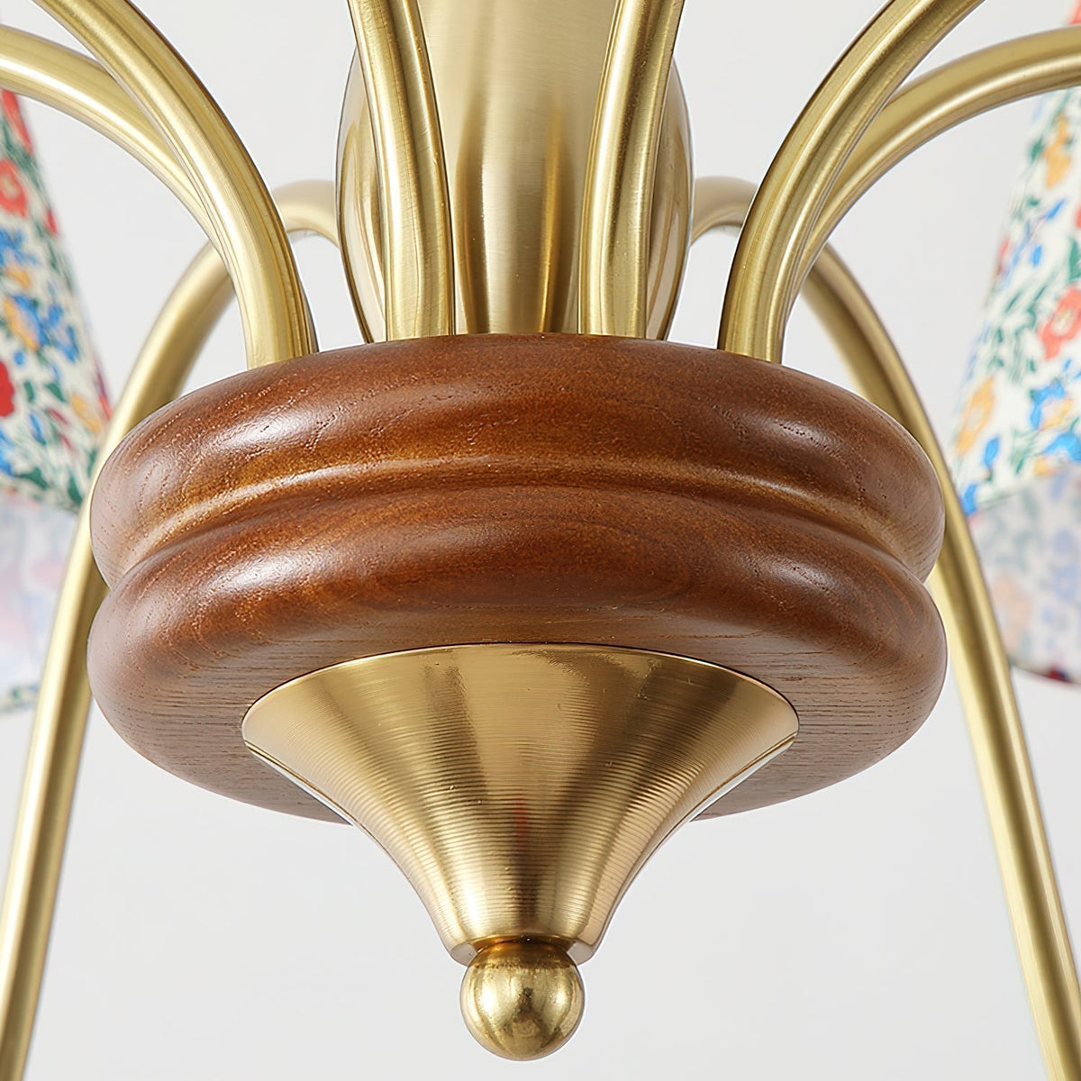 Cavivuk Chandelier Flower Fabric